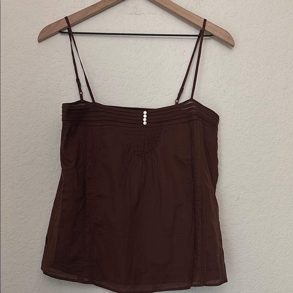 Bitten by Sarah Jessica Parker Brown Fitted Camisole